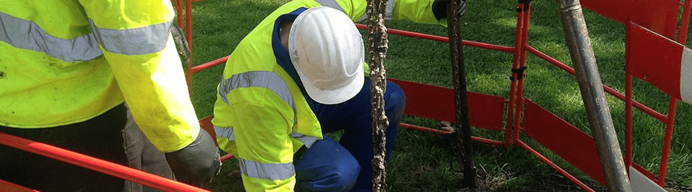 Pump engineer fixing pump