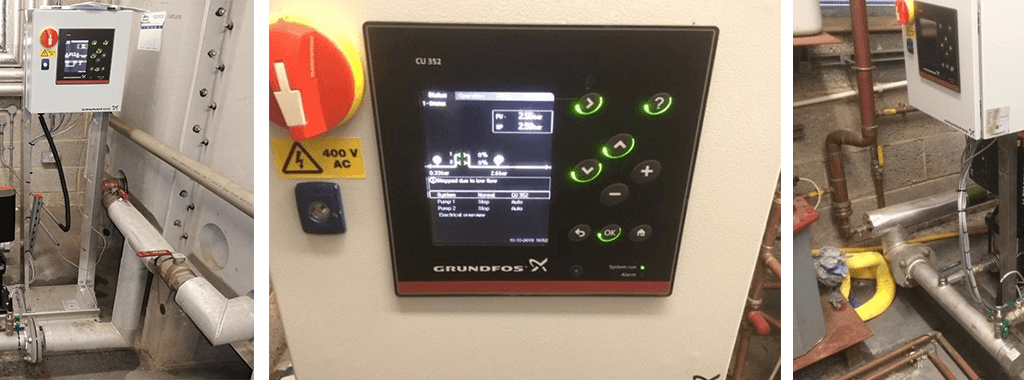 Booster Set Installation at NHS Facility