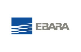 The logo of Ebara