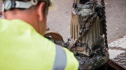 An image of a sewage pump