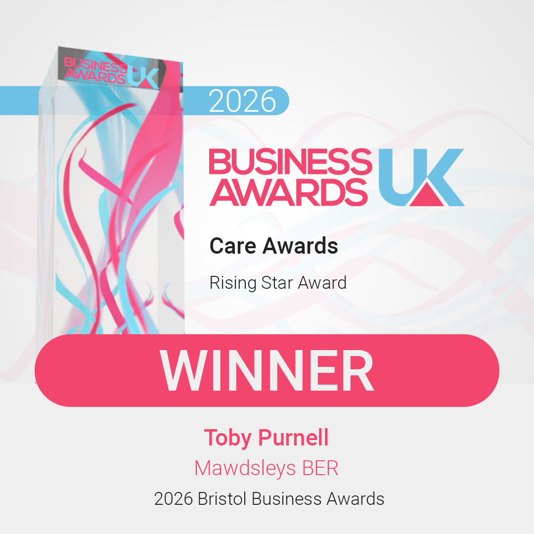 Toby's award badge